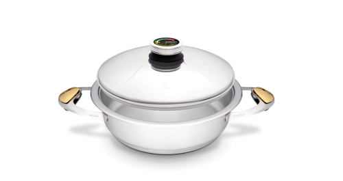 Patelnia Zepter Ura  o pojemności 3.0 litry, średnica 24 cm, wysokość 7.5 cm