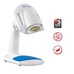 Lampa medyczna Bioptron Pro1 Ø11cm do światłoterapii ze statywem stołowym